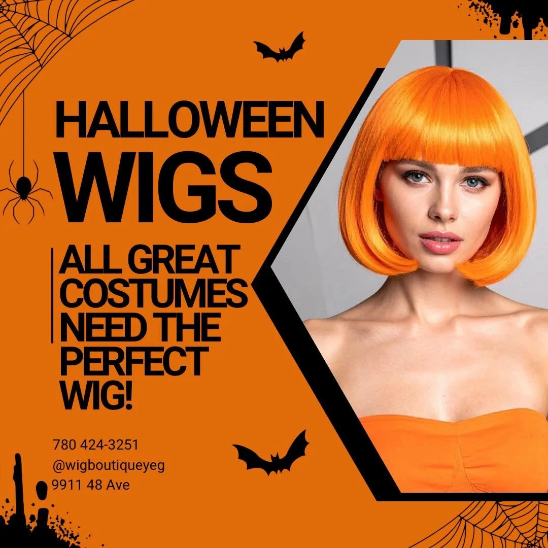 🎃 There's still time to come in and get your wig styled for your Halloween costume! Don't miss out on scaring the competition with a terror-ific wig! 👻