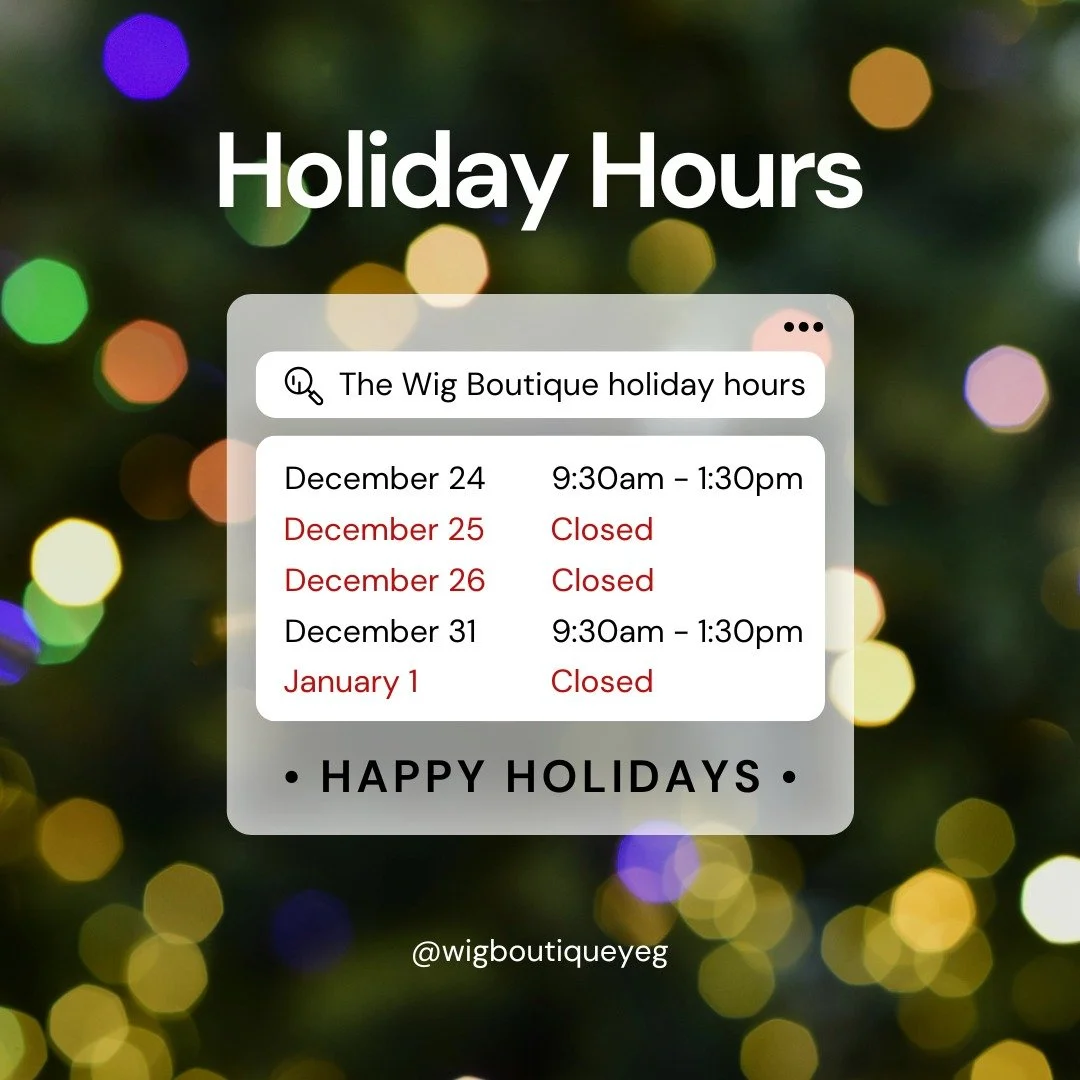 With the holidays back in town, here are our holiday hours!