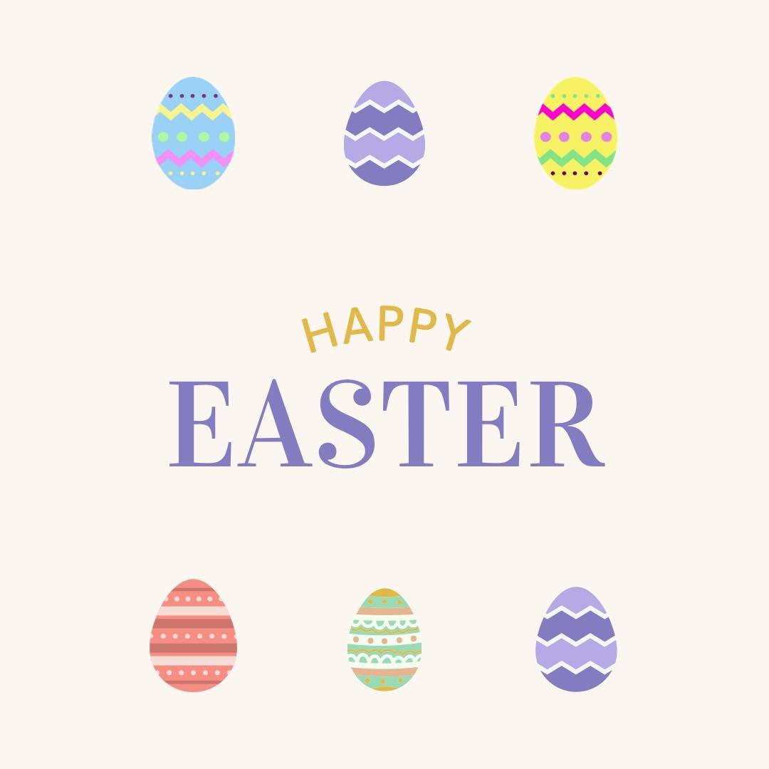 Wishing you a day full of good food, good company, and maybe a little too much chocolate! 🐣🌸 Happy Easter from all of us!