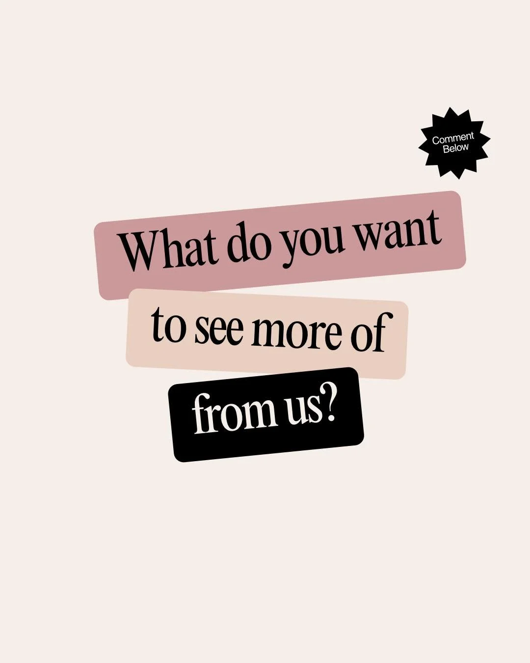 ✨ What do you want to see more of here on our socials? Reviews, quotes, wig of the month... or something else entirely?

We're always looking for ways to make this space more useful and enjoyable for you &mdash; and honestly, you know best! Drop your