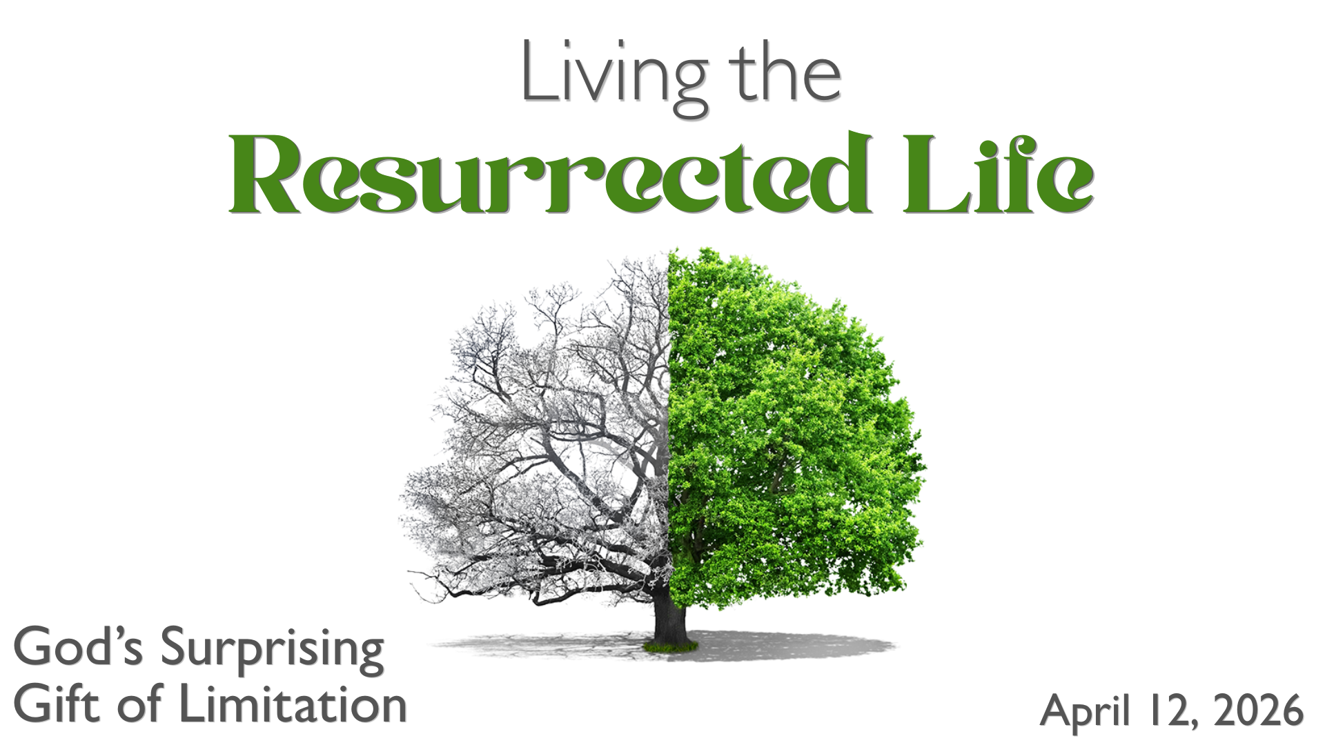 God's Surprising Gift of Limitation