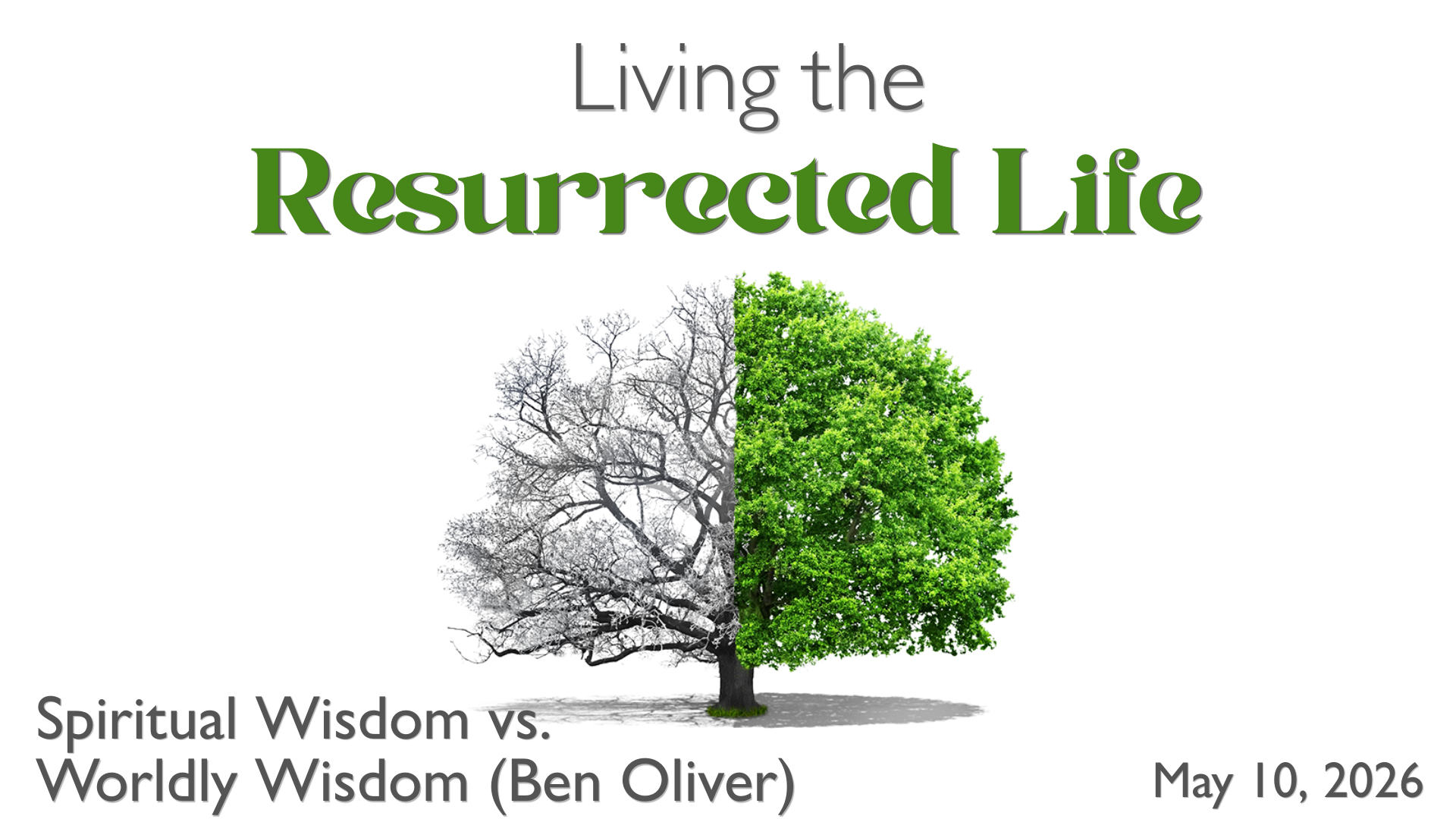 Spiritual Wisdom vs.  Worldly Wisdom