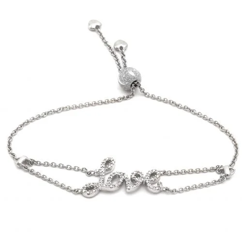 love diamond bolo bracelet