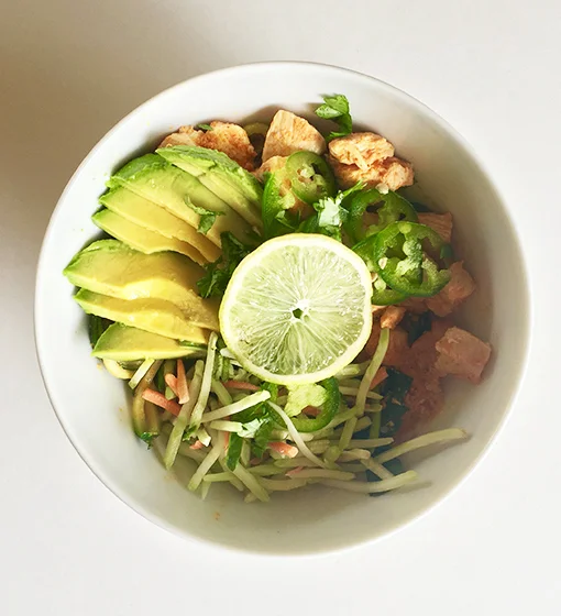 How to Make a Thai Chicken Quinoa Bowl