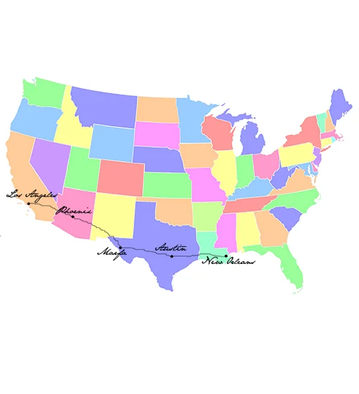 Road Trip from Los Angeles to New Orleans