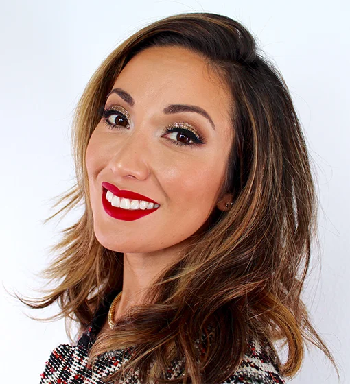 Gold Glitter Eye Makeup for New Year's Eve!