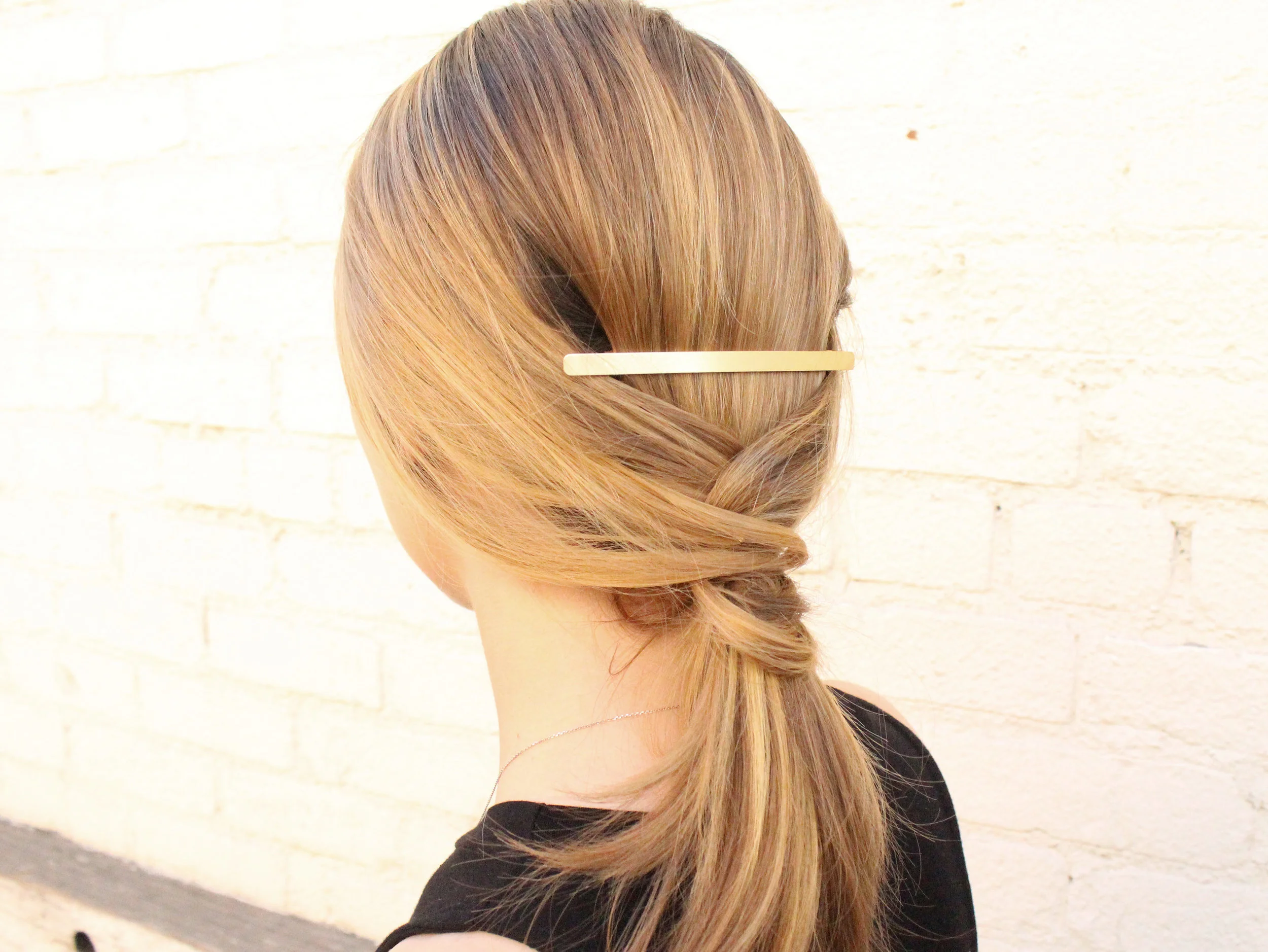 An Easy Holiday Hairstyle for Short Hair