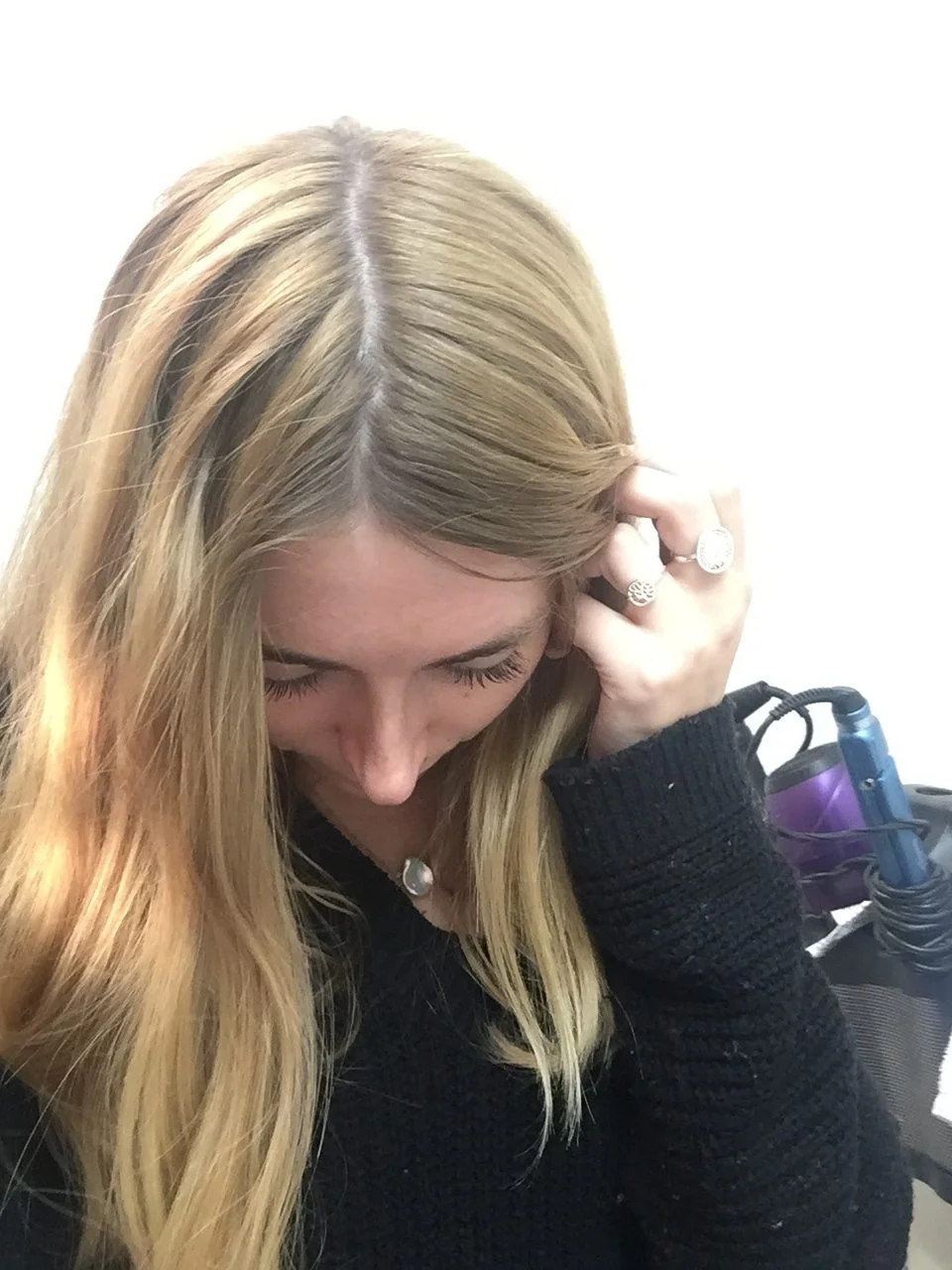 After: Silky smooth roots after two days!