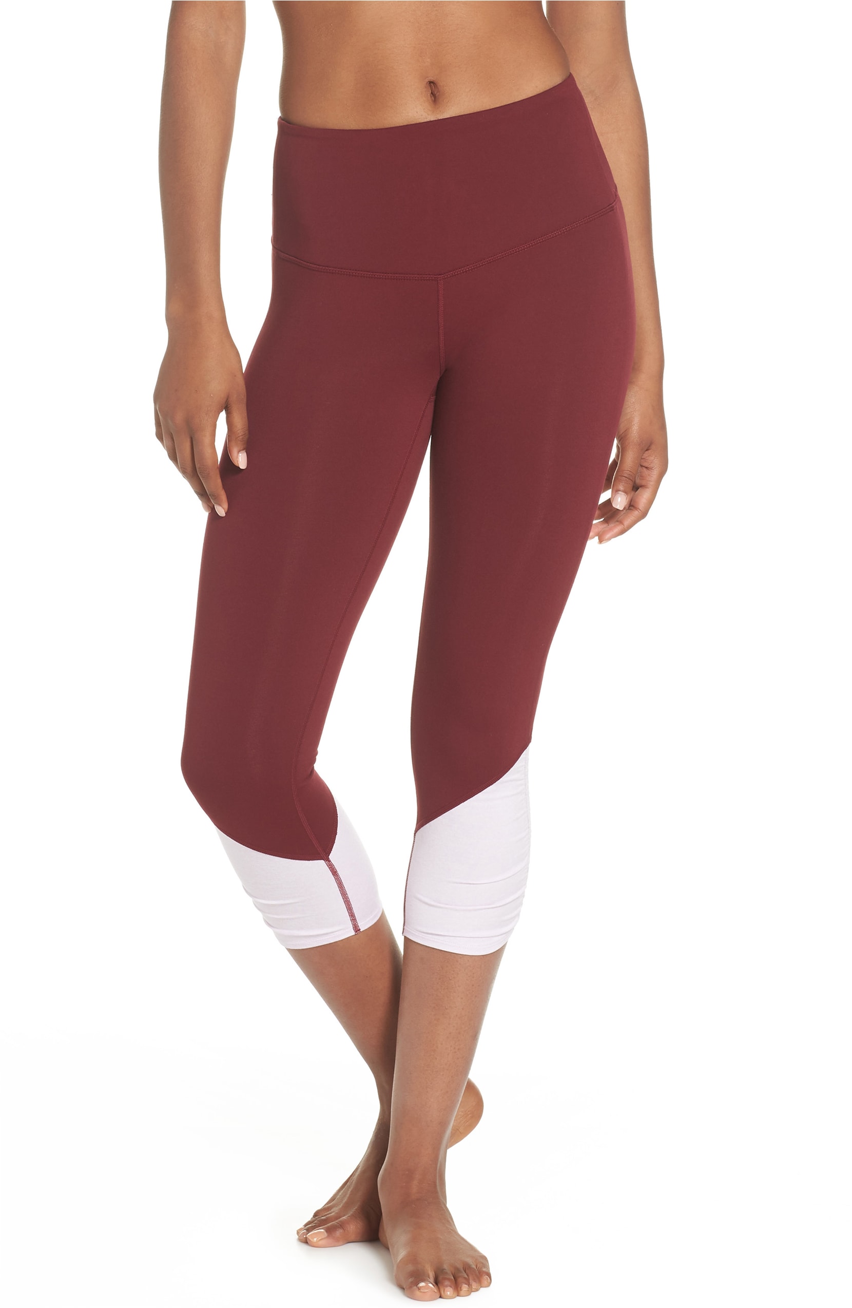 Zella Sheer Crop Legging $59