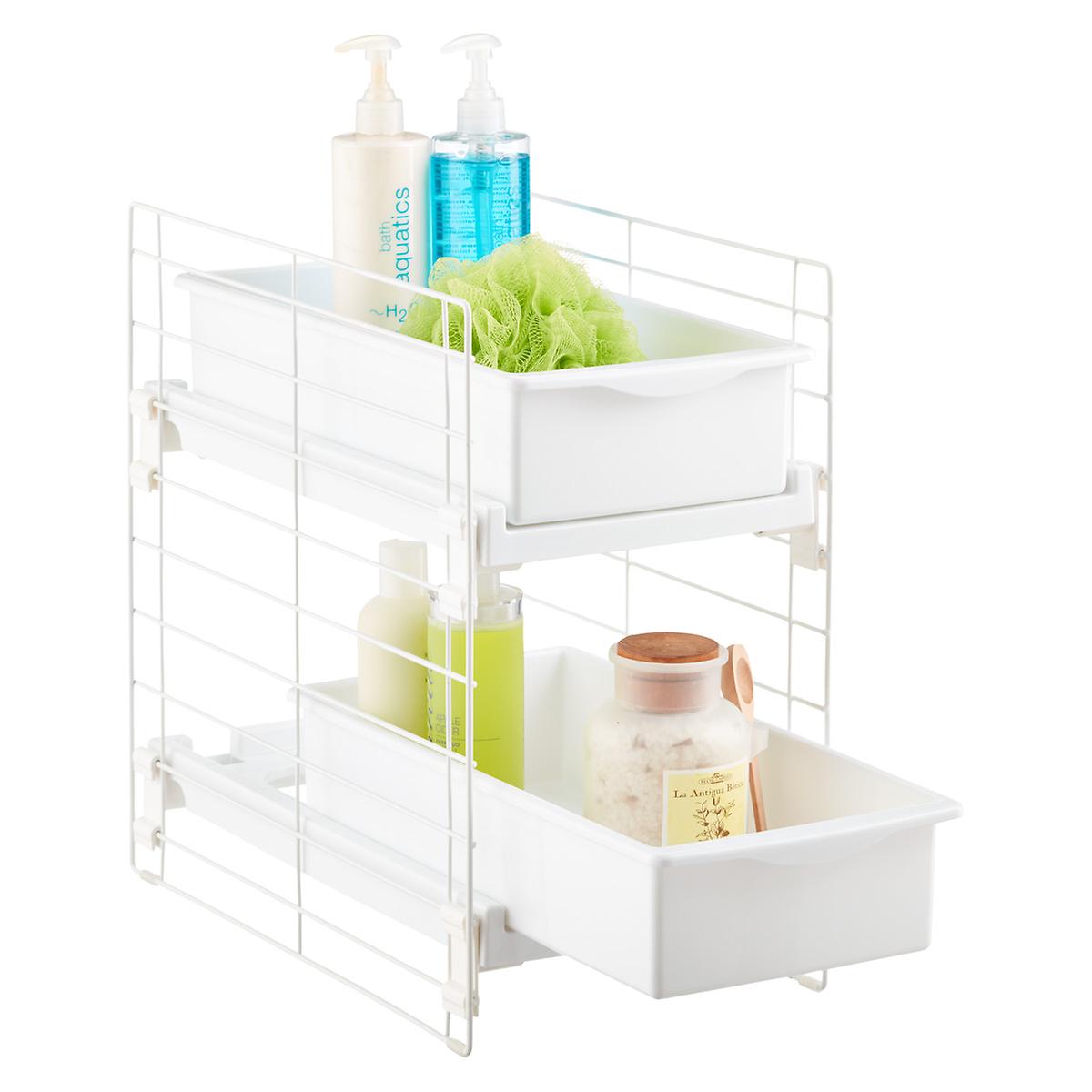 Sliding 2-Drawer Organizer $20