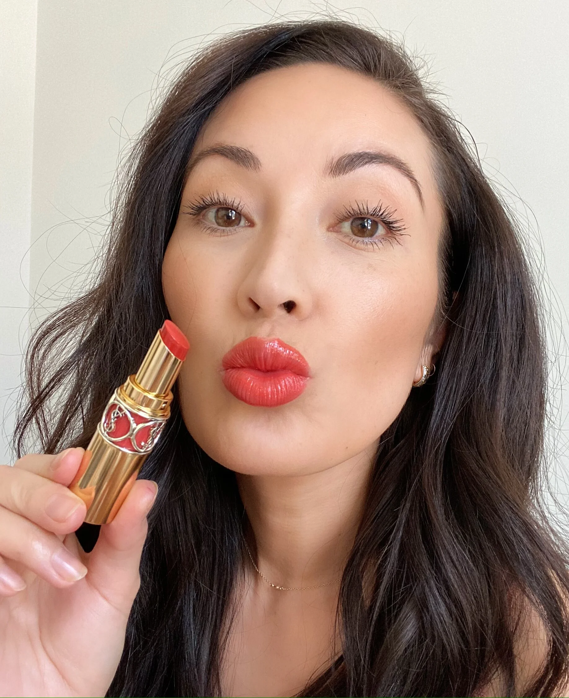 Laurent Rouge Son Ysl 12 Corail Dolman Review Ysl 12 Corail