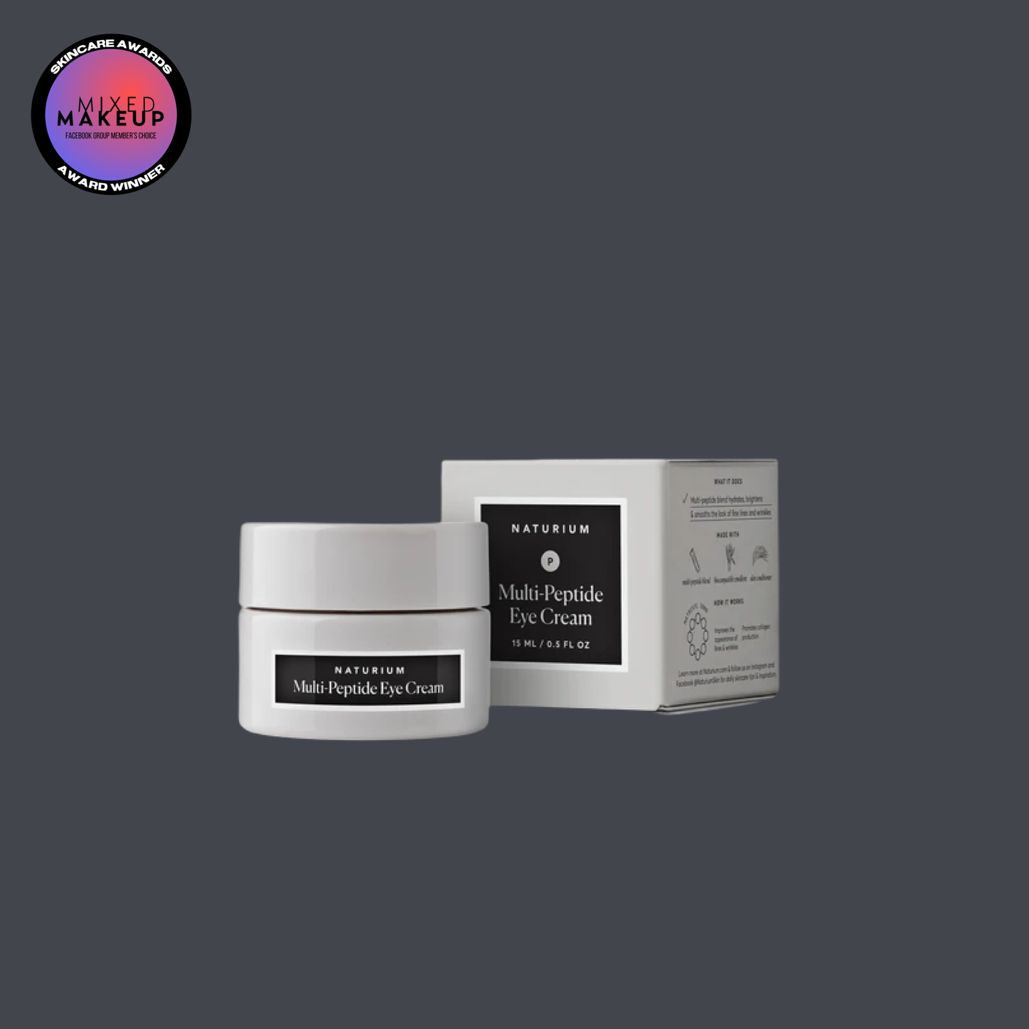 naturium multi peptide eye cream