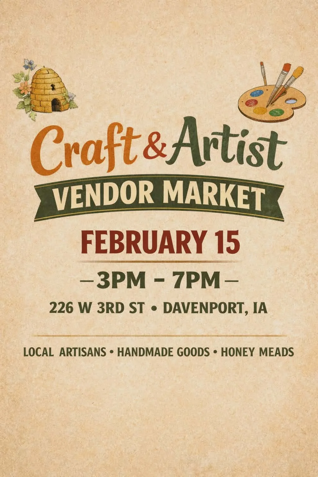 Craft and Artist Market @ Bootleg Hill Honey Meads