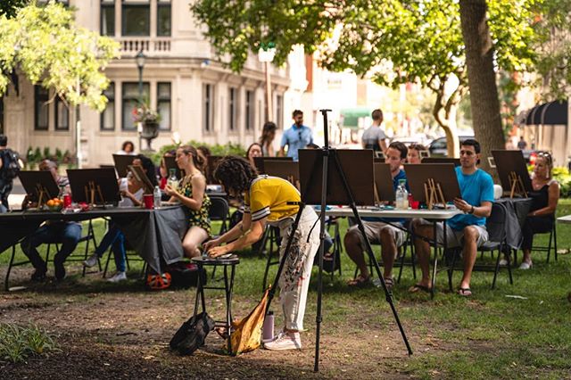 Part 1 of &quot;Picture me Philly&quot; was so amazing. To see the intrigue and wonder of all those walking by was such a delight. 20 people spent their Saturday afternoon sitting in Rittenhouse, experiencing and creating something beautiful. NEXT DA