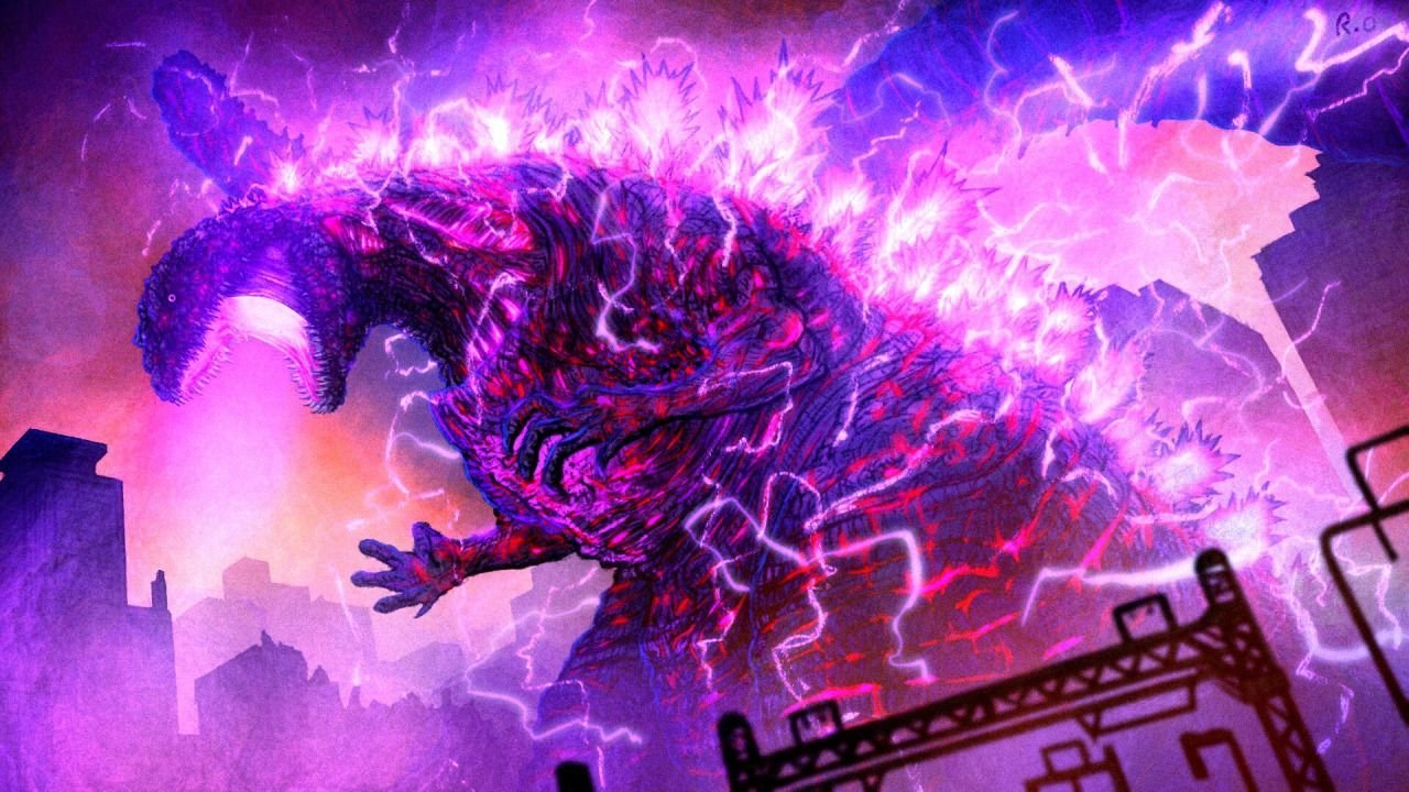 Download Godzilla rises from the depths Wallpaper  Wallpaperscom