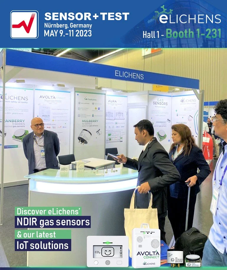 Meet eLichens at May 2023 AGA and Sensor+Test tradeshows — eLichens