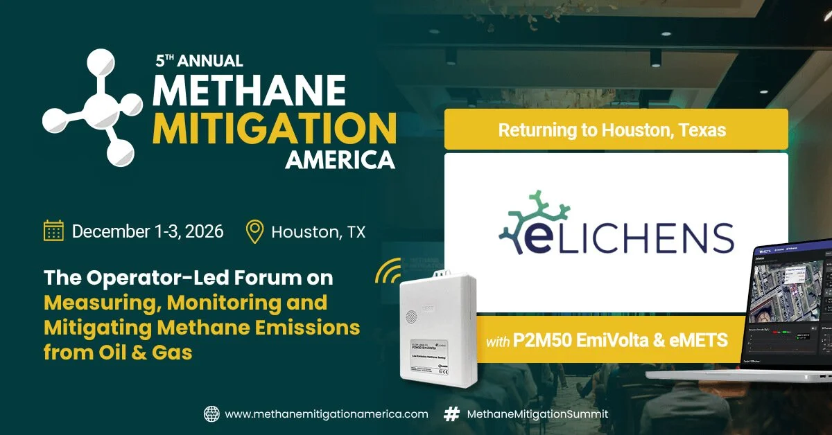 eLichesn returning to the 5th Annual Methane Mitigation America 2026 in Houston, Texas, December 1-3, 2026