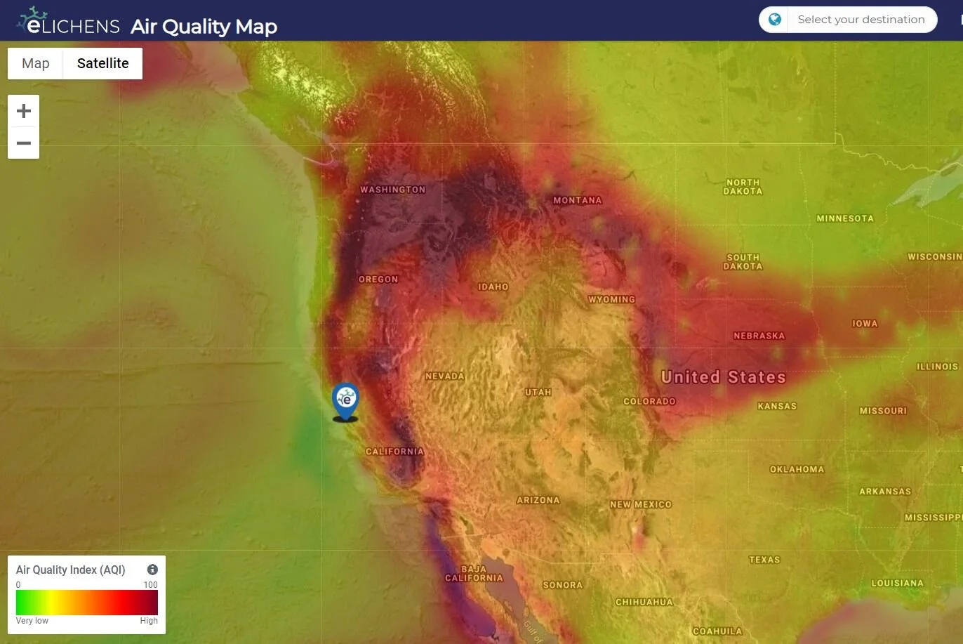 Wildfires and urban air quality: when actionable data can only be ultra-local 