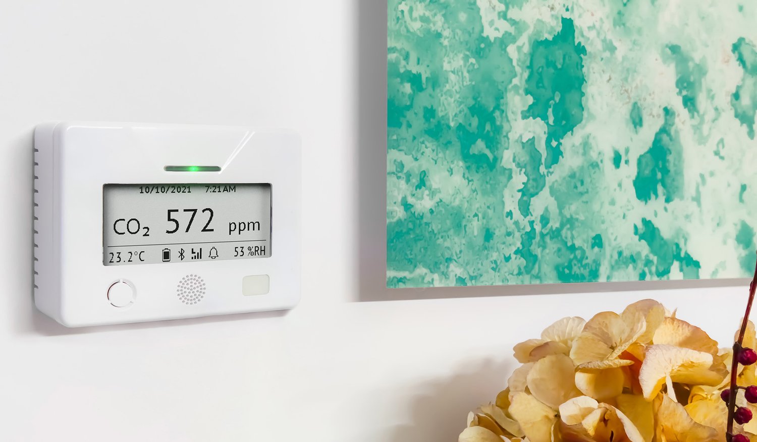 Aura-CO2 - Indoor Air Quality Carbon Dioxide Monitor - eLichens — eLichens