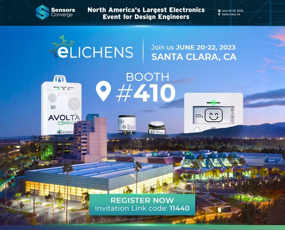 eLichens shows its NDIR gas sensors at Sensors Converge 2023 — eLichens