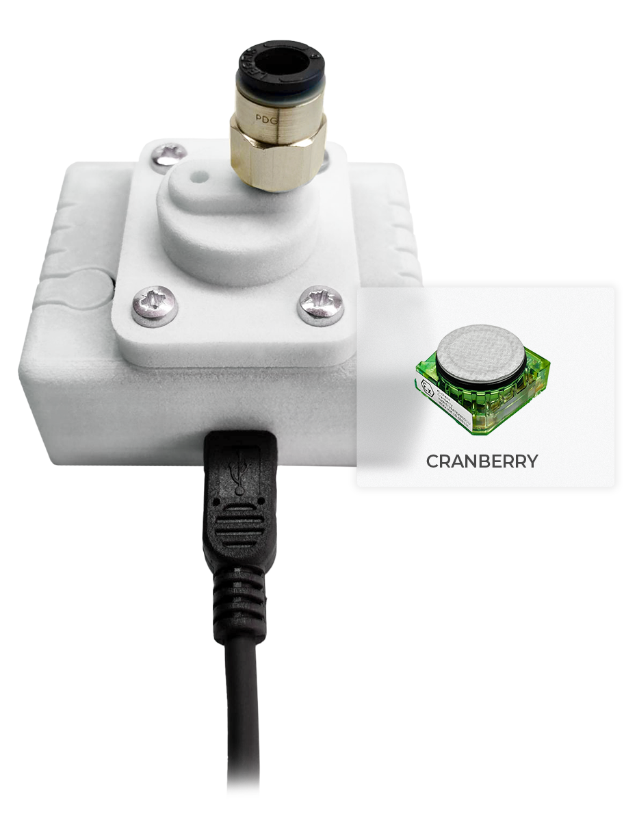 evaluation-kit for eLichens Cranberry gas sensor
