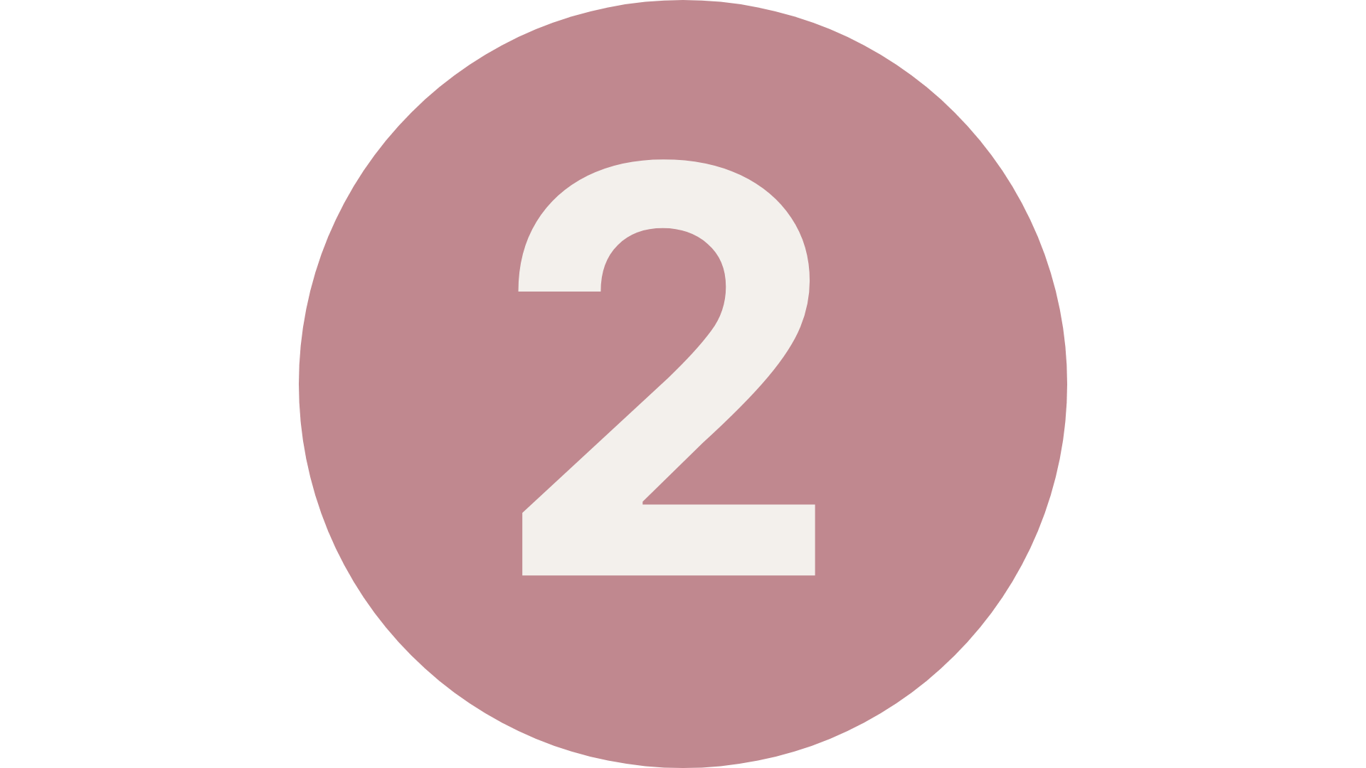 Circle with the number 2 in it