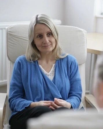 Jacky Adams practices counselling, and CBT therapy at The Open Door clinic.