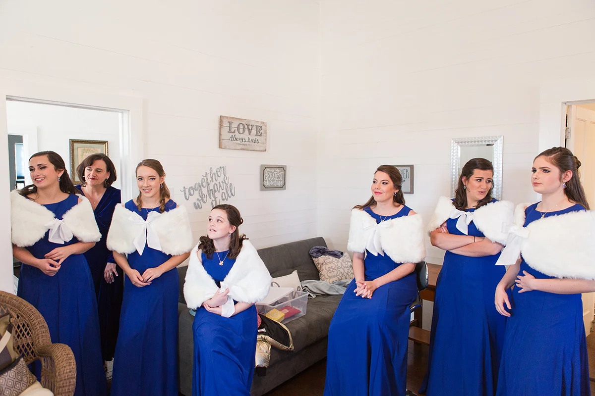 Getting Ready in the Bride's Room