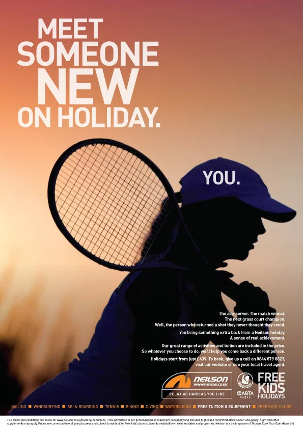  Award winning press and poster campaign.   Research showed the largest proportion of repeat bookings came from single travellers. 