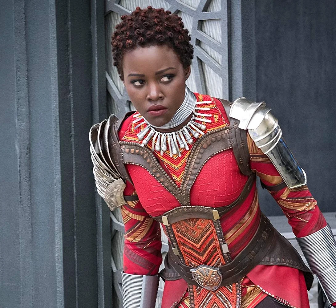 Lupita Nyong’o as Nakia in Black Panther (2018).