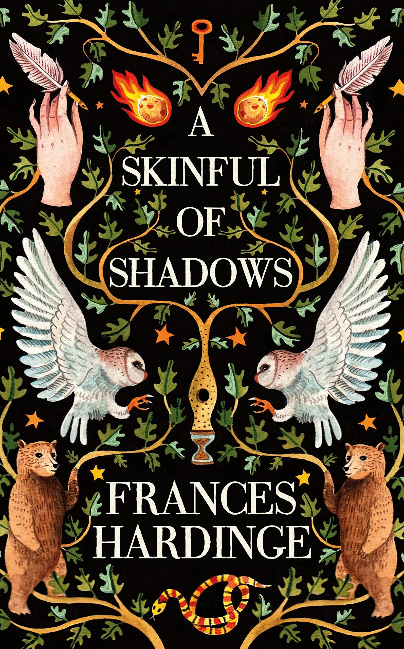 Here’s the UK paperback cover, because the US cover looks like it’s trying to capitalize on Neil Gaiman’s Graveyard Book and not really succeeding.