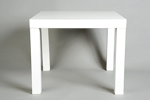 End White Table $8.00