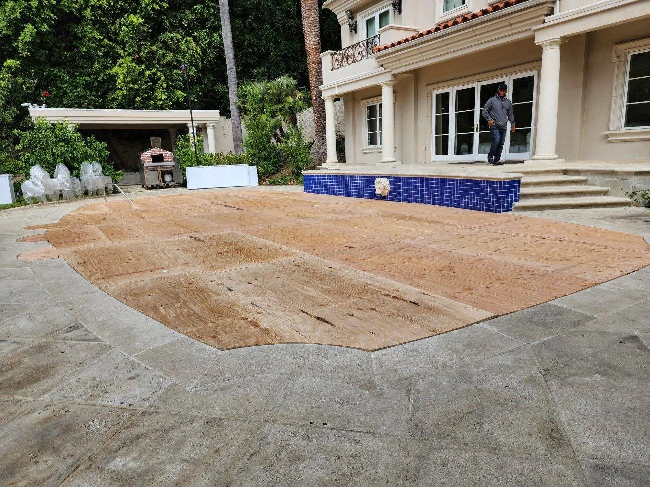 Pool Cover Dance Floor Rentals Los Angeles CPG Event Rentals