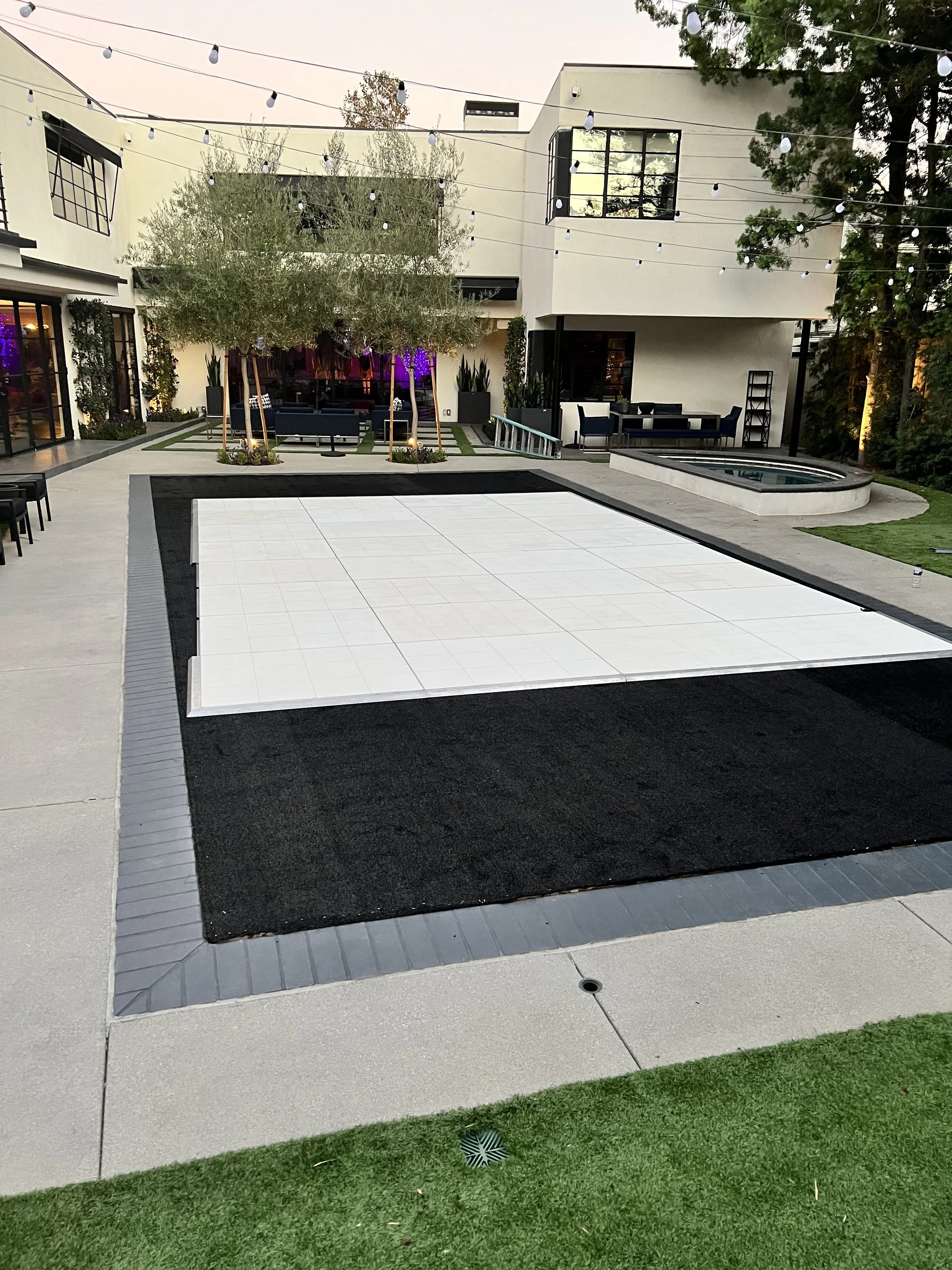 Pool Cover Dance Floor Rentals Los Angeles CPG Event Rentals