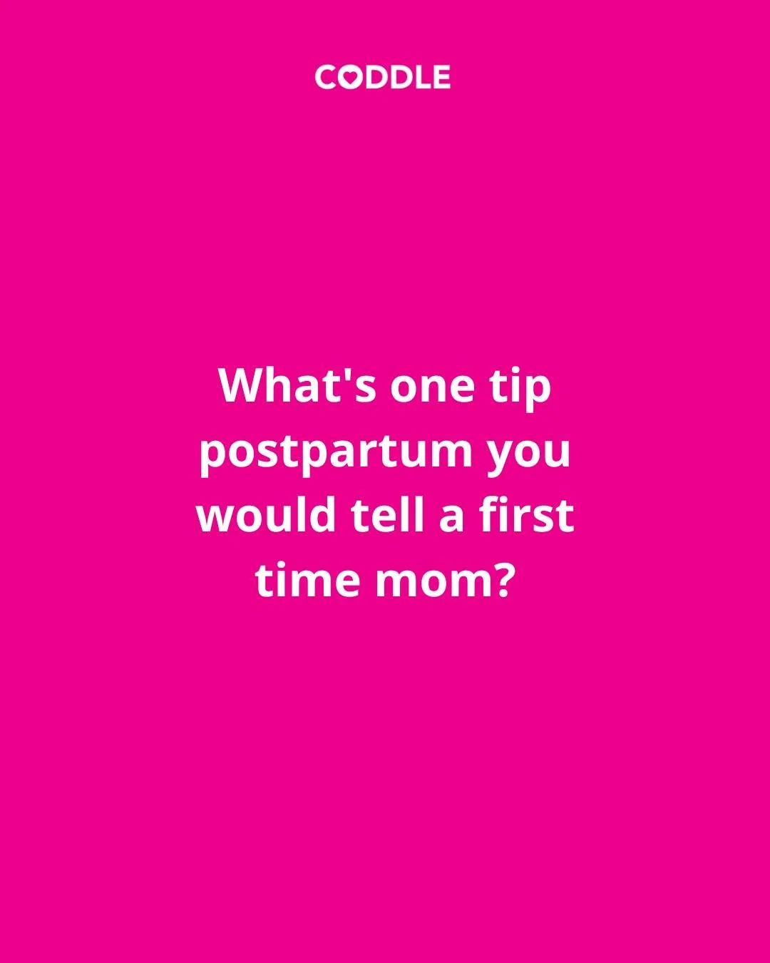 One of the greatest gifts we can give each other as moms is the power of honesty and vulnerability. Sharing our highs and lows, the triumphs and struggles creates a community that thrives on genuine connection. 🤗

So, what&rsquo;s one postpartum tip