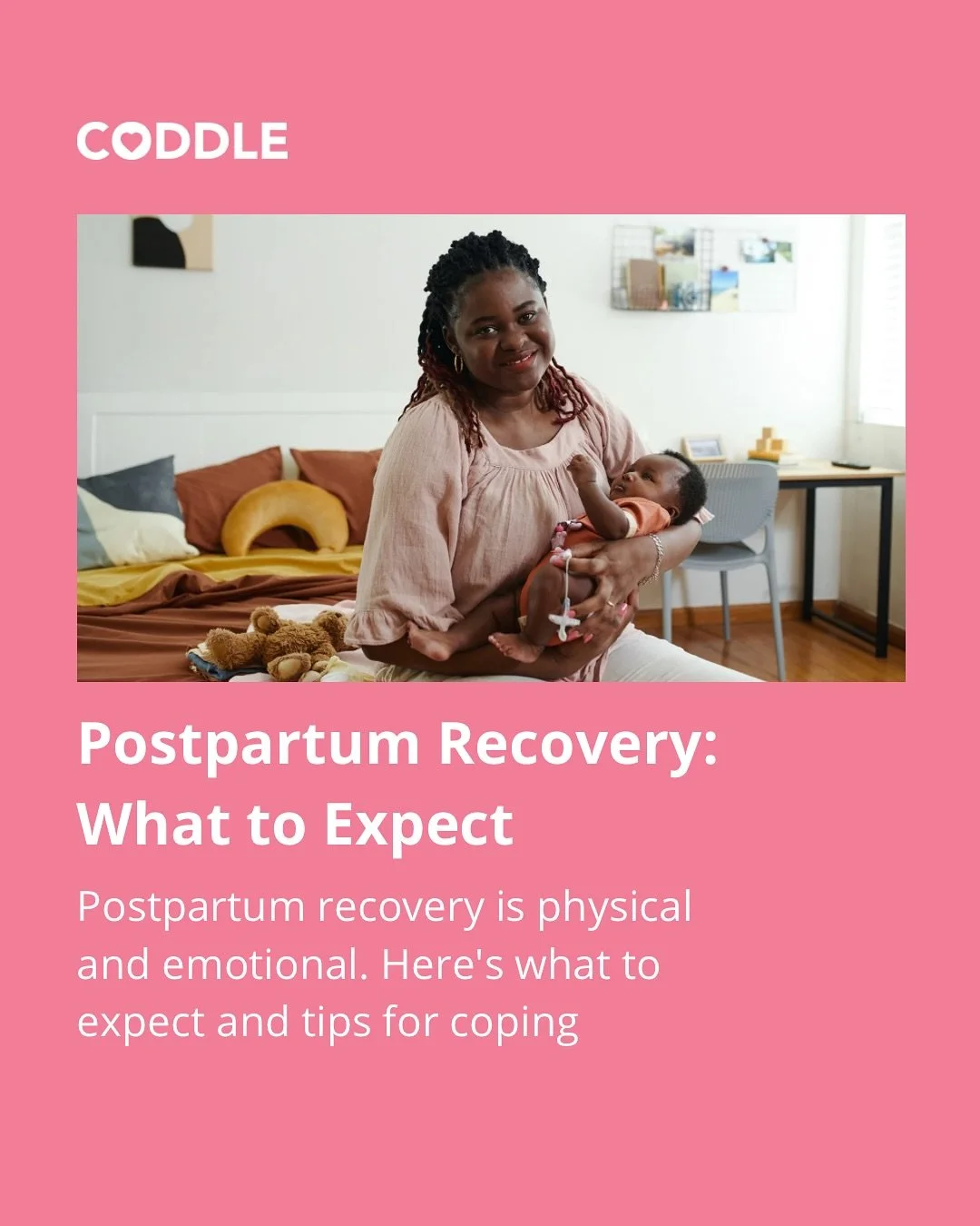 Let&rsquo;s normalize talking about postpartum &mdash; the sleepless nights, the emotional ups and downs, the physical healing, all of it. 💭 

Because when we start speaking openly about the hard parts, we lift the veil that often leaves moms feelin