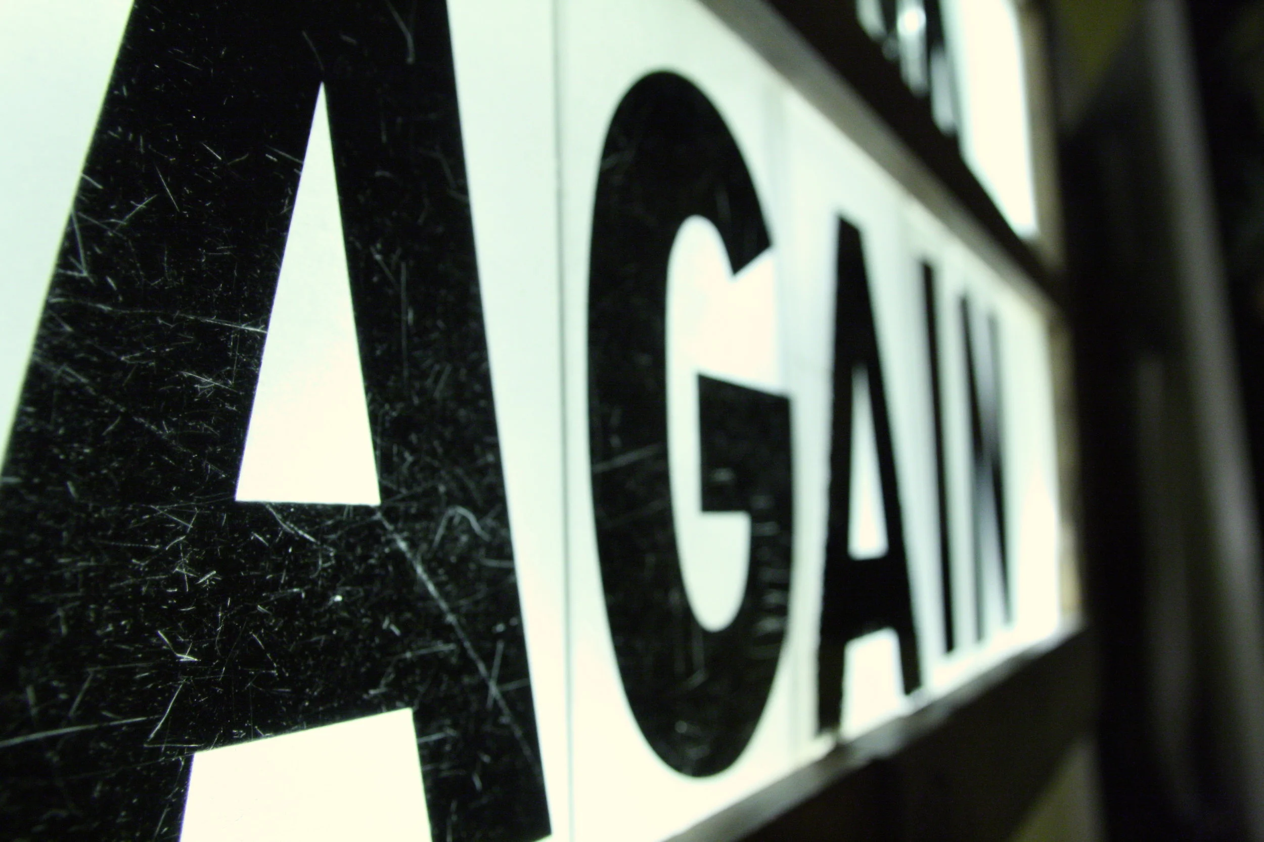 Marquis sign finished