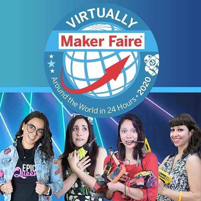 Tomorrow morning at 10:30 PDT I&rsquo;ll be joining @anaqueenmaker @estefanniegg @xylafoxlin to chat about sharing and honing your maker portfolio on social media. It&rsquo;s part of #virtuallymakerfaire happening around the globe all day tomorrow! J