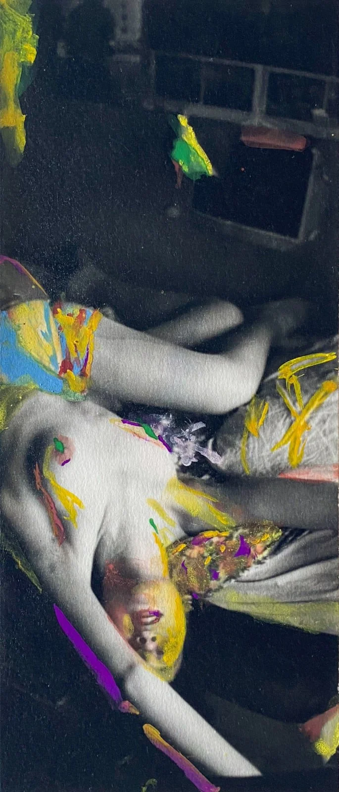UNTITLED, BY SAUL LEITER, 1970S-1990S FOR PAINTED NUDES SERIES