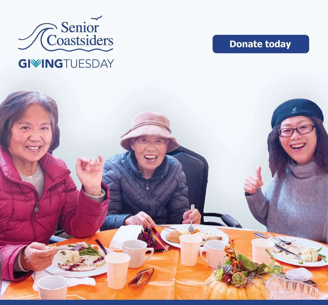 Thanks to our donors, last year we were able to provide 66,367 meals to Coastside older adults