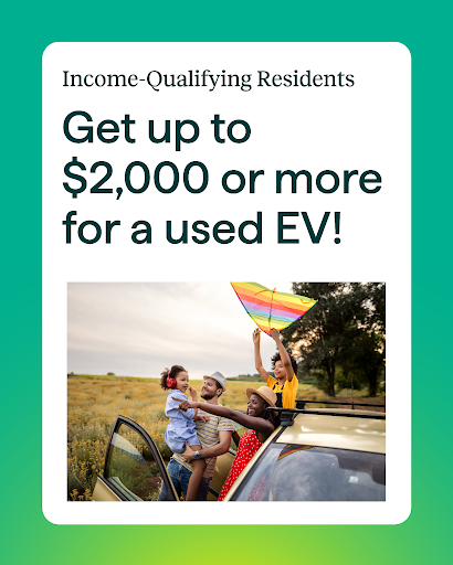 Say goodbye to gas with used EV rebates!