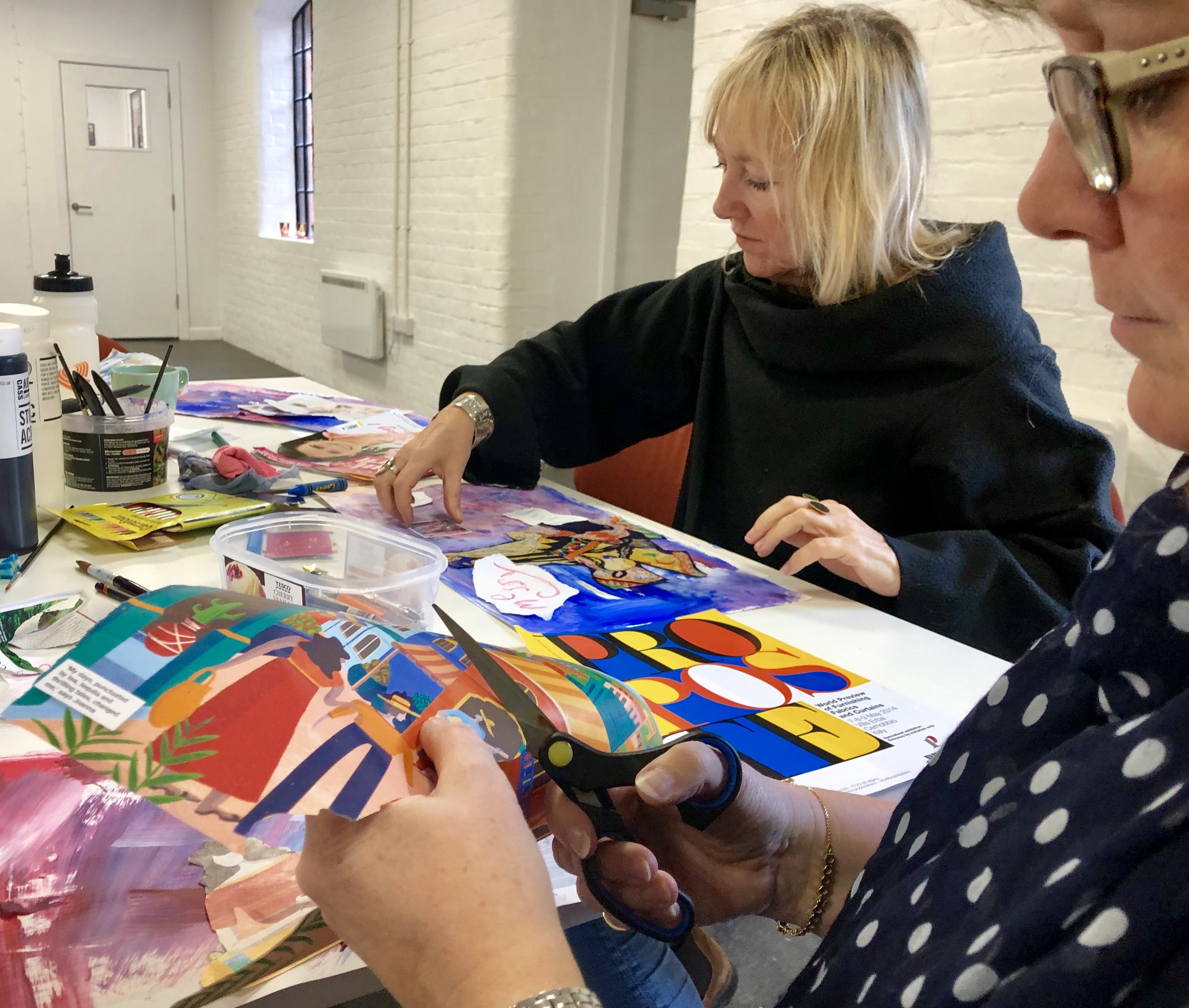 Mixed media is part of the fun!