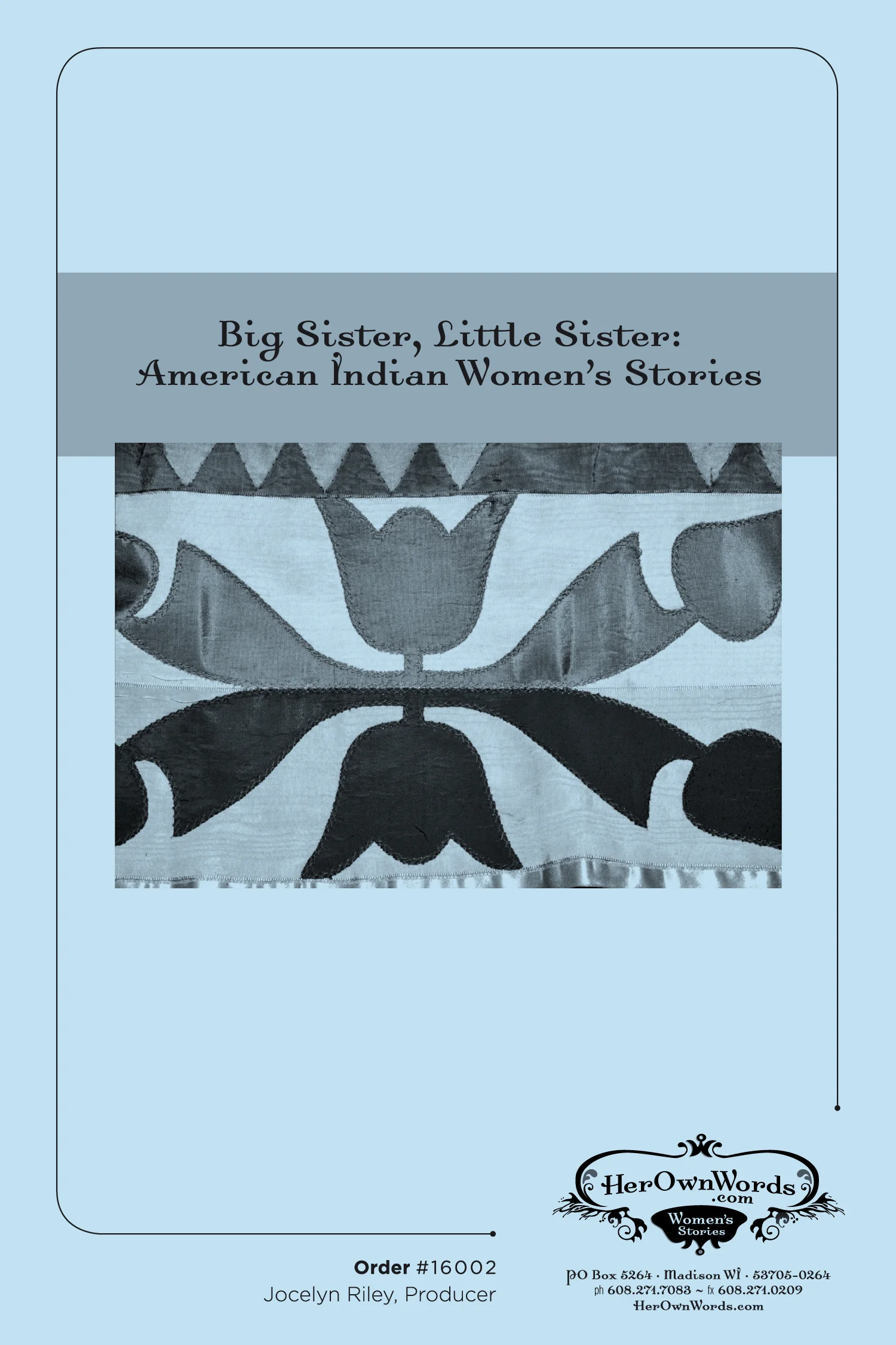 Big Sister, Little Sister: American Indian Women's Stories