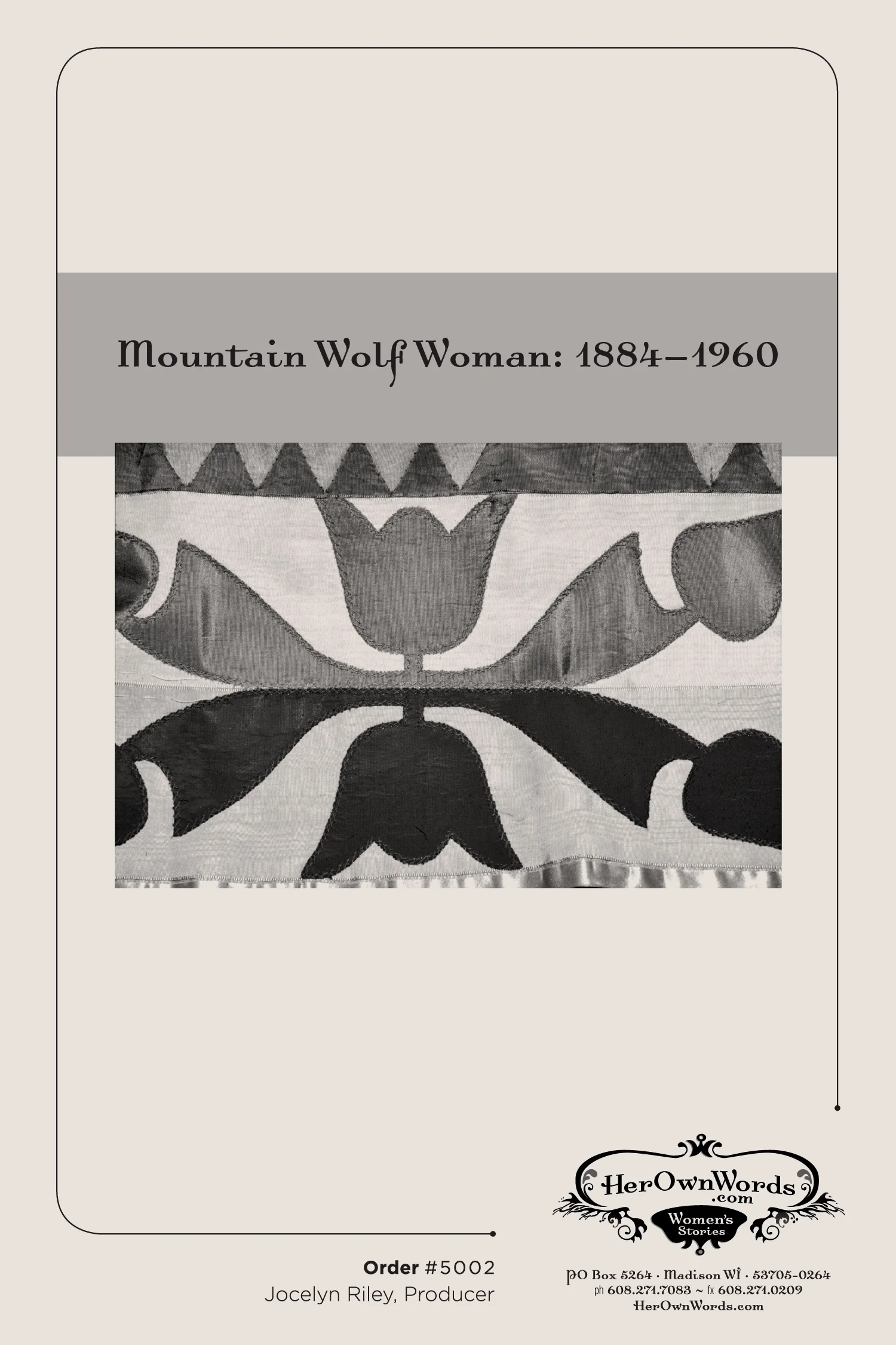 Mountain Wolf Woman: 1884-1960