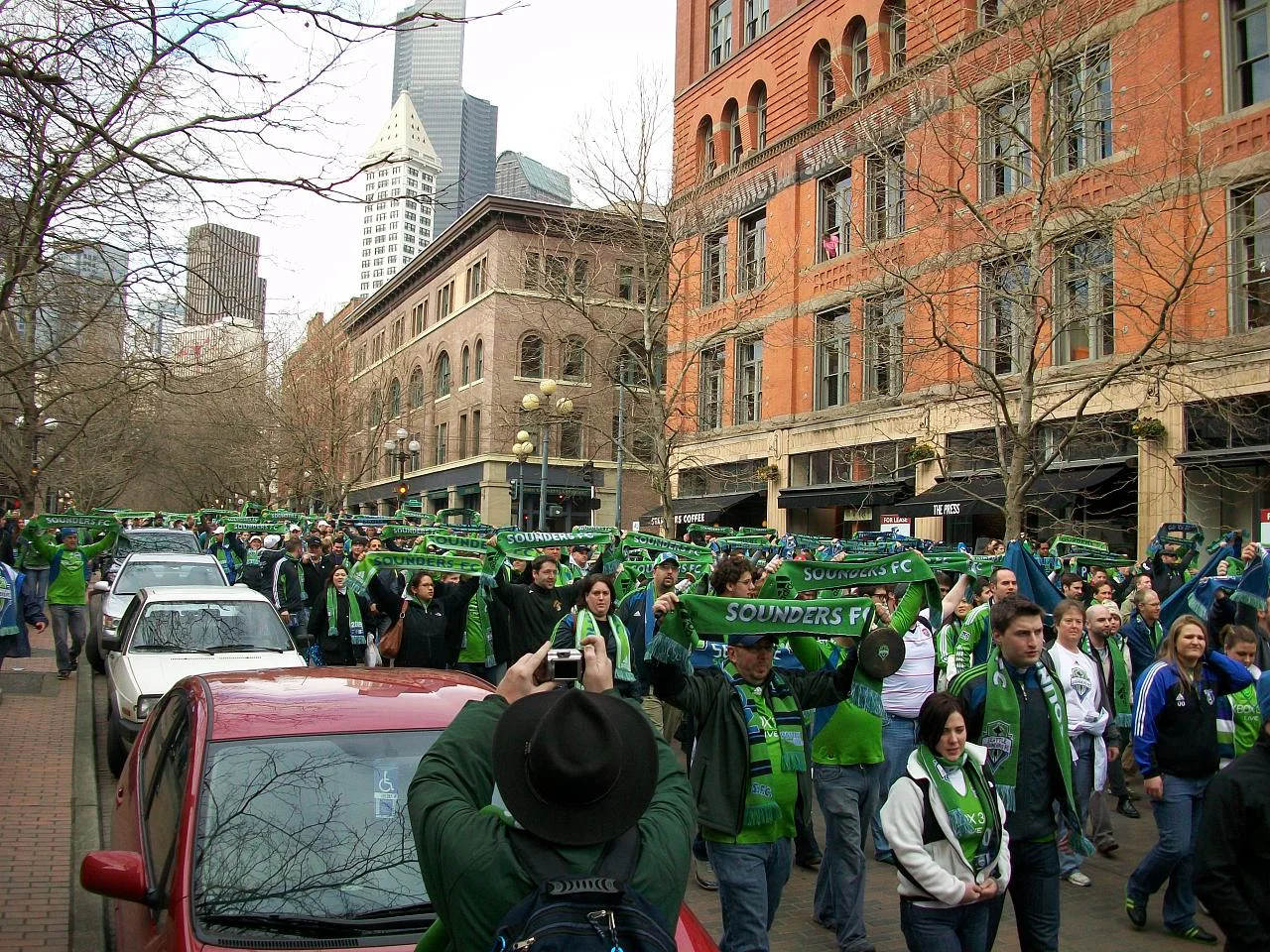 The very first "March to the Match".