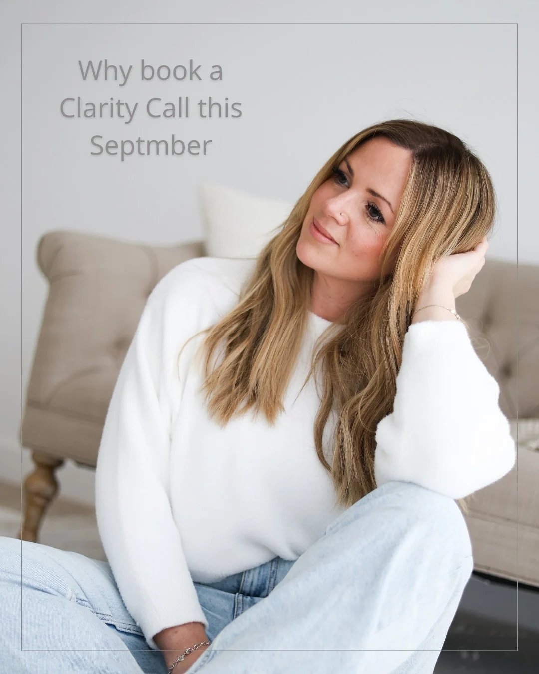 Still feeling the September spark? 🧨

I hope so! I love this time of year and the refresh that comes with it. With the new season and Q4 around the corner, it&rsquo;s the perfect time for a Clarity Call.

Swipe along to discover 3 reasons a one-hour
