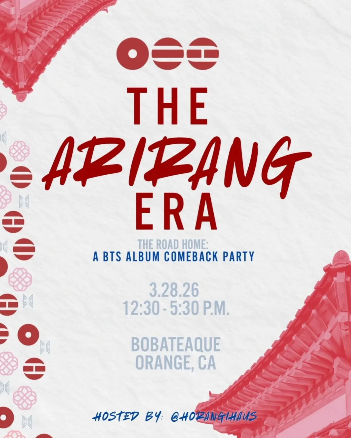 2026 is all about the BTS comeback so who is ready for the Arirang Era?! Come out this Saturday and check out what @horangihaus has in store for the ARMY!

#btscomeback #btscupsleeveevent #btsarmy #btsarirang #btstour