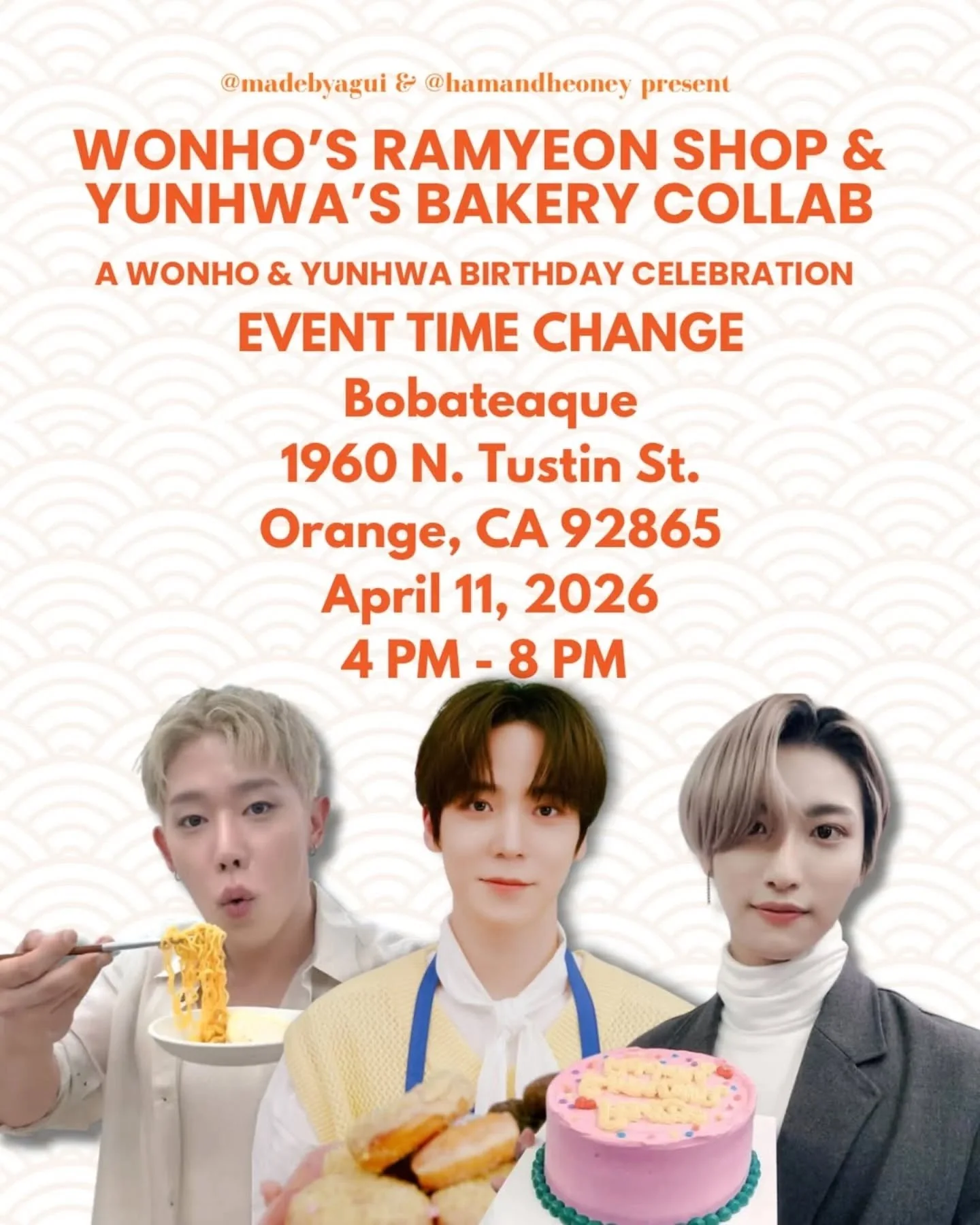 We're going to have a later event for y'all! Calling all with bias for Wonho, Yunho and Seonghwa, come visit us this Saturday with @madebyagui and @hamandheoney and let's play!

#wonho #yunhwa #yunho #seonghwa #kpopboys