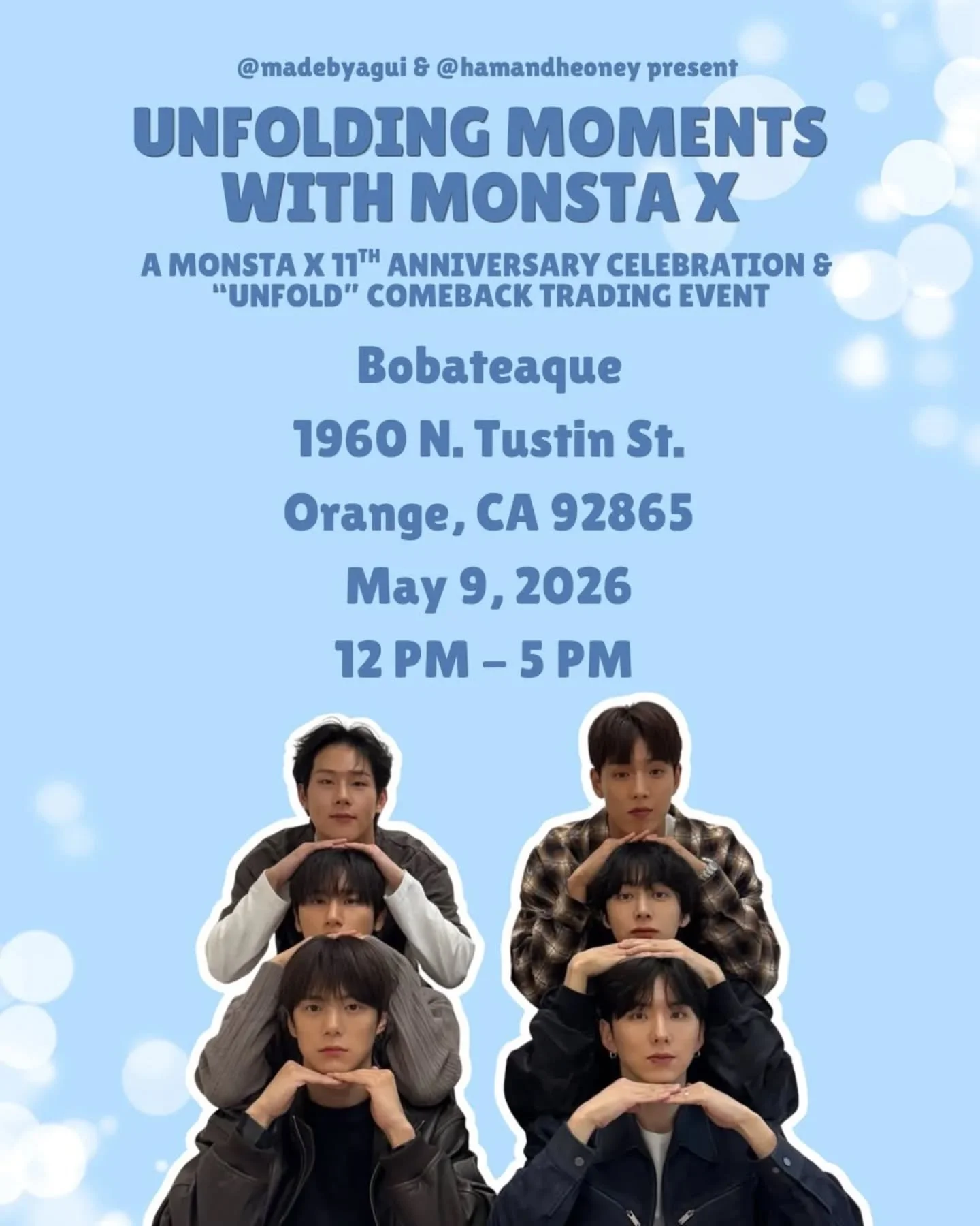 Has it been 11 years Monbebe?? Where has the time gone?! Get ready to celebrate Monsta X with @madebyagui and @hamandheoney this Saturday!

#monstaxmonbebe #monbebemonstax #monstaxanniversary #monstaxcupsleeve #kpoptrading