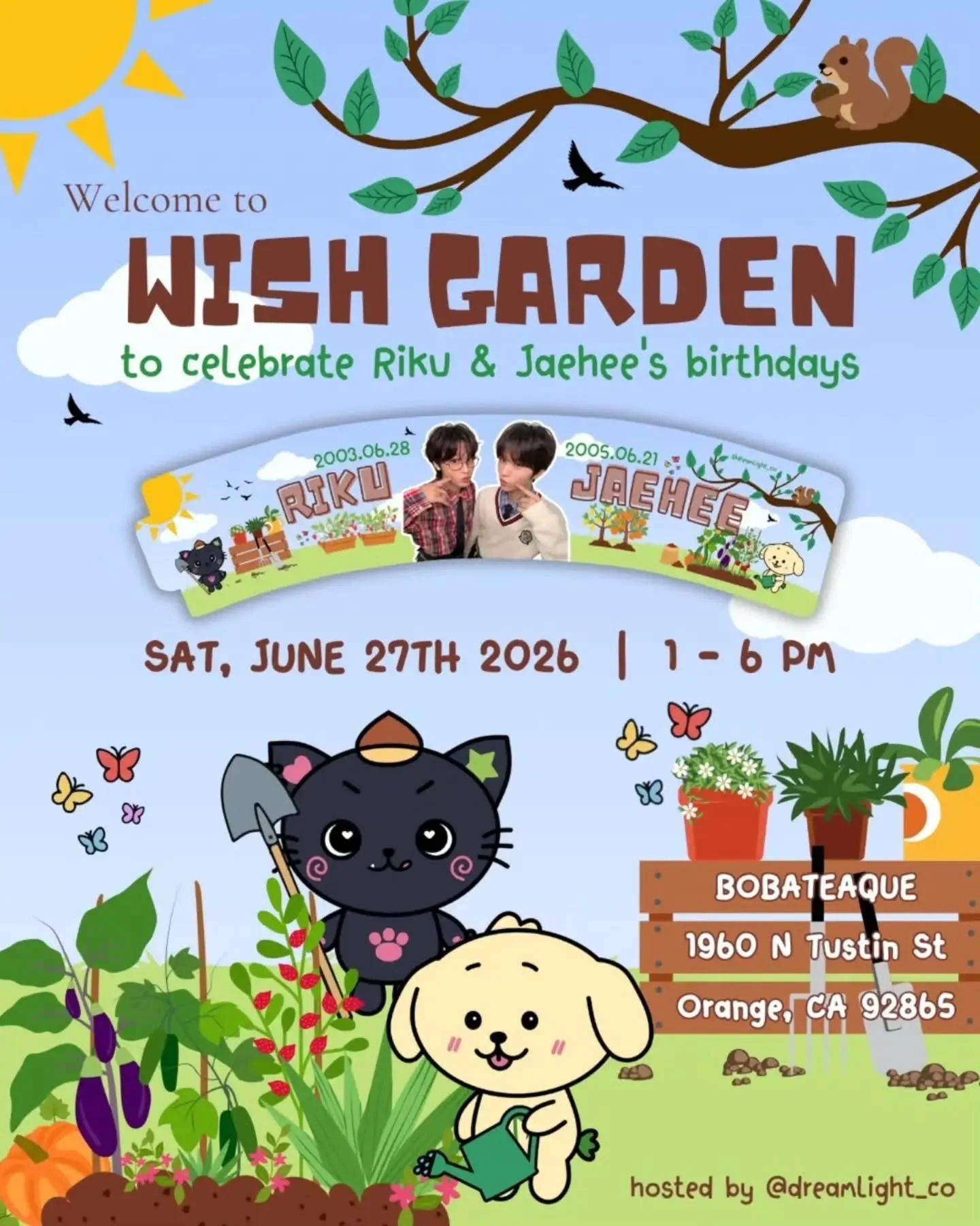 We're wishing the happiest of birthdays to Riku and Jaehee from NCT Wish this Saturday! Got lots of fun stuff planned for Wish Garden so head over to @dreamlight_co for a little peek!

#nctwishcupsleeve #wishzen #nctizen #nctzen #czennie